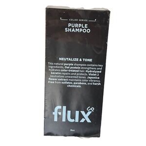 Flux Up Purple Shampoo Color Series Neutralize And Tone 8 Oz USA Made New